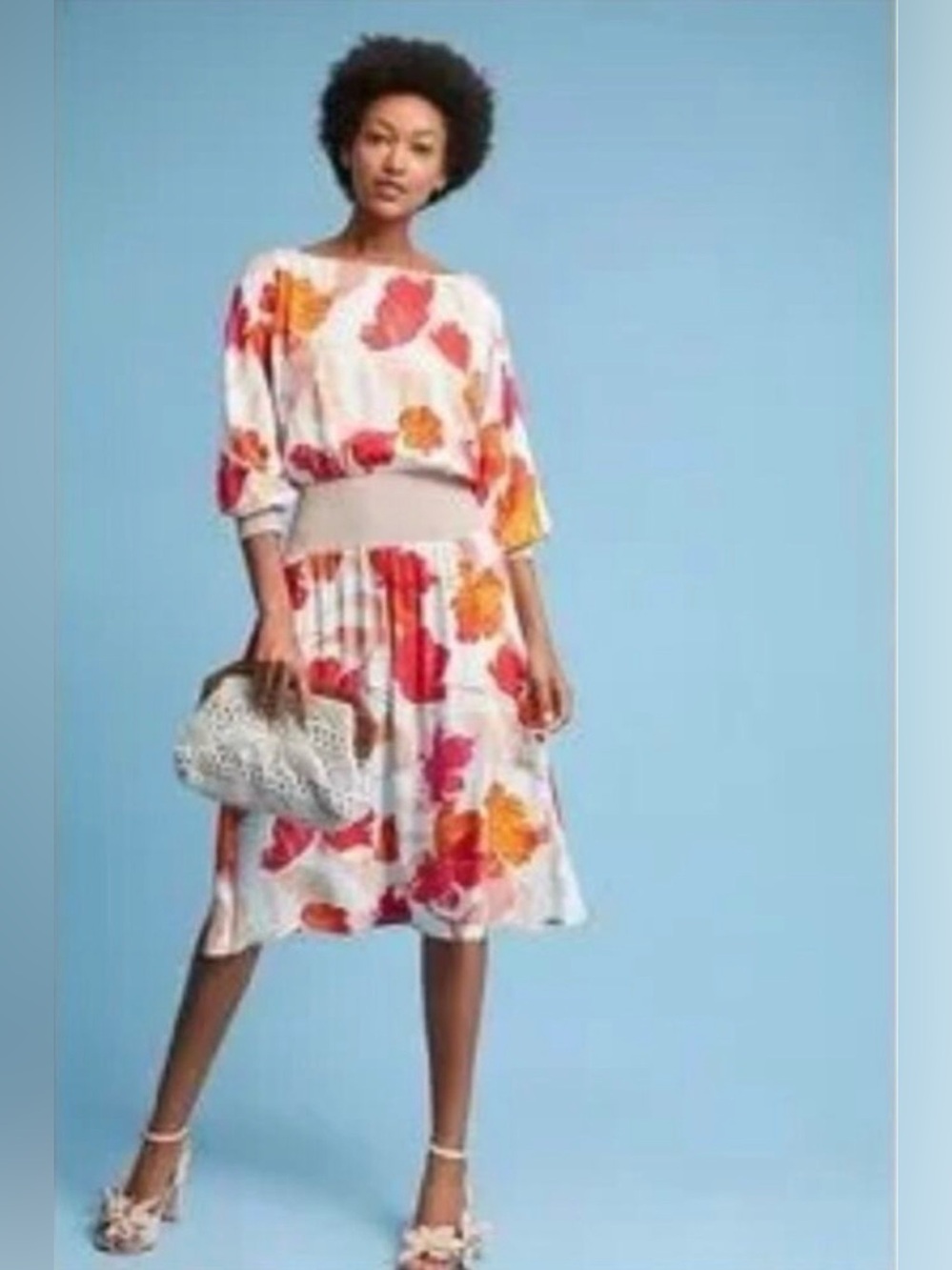 MAEVE (Anthropologie) Gemma Women’s Midi Floral Dress - XS